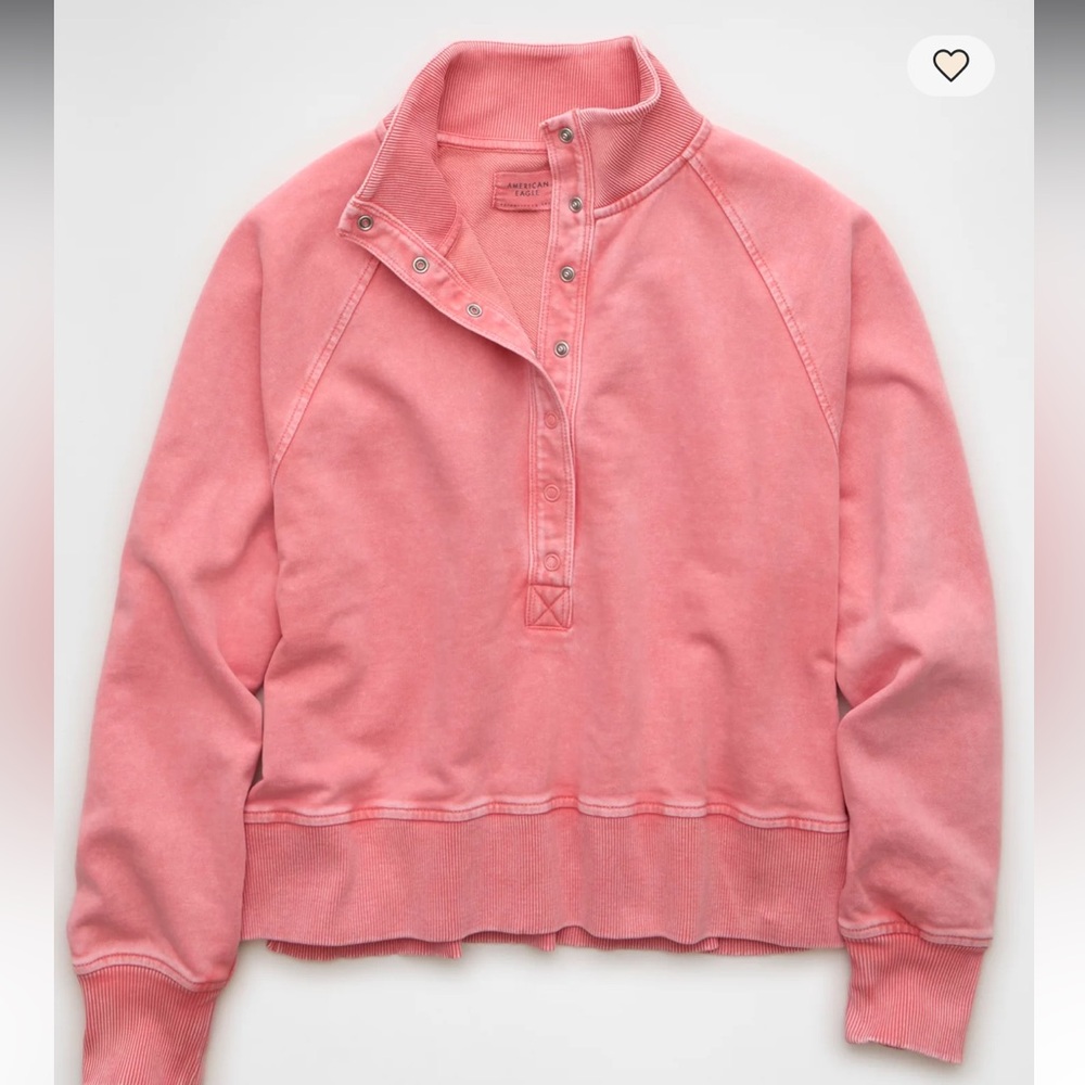 American Eagle Outfitters Big Hug Henley Sweatshirt NWOT